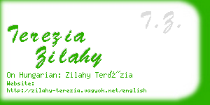 terezia zilahy business card